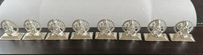 Pure Silver Ashtalakshmi Set 115Grams - PUSHMYCART