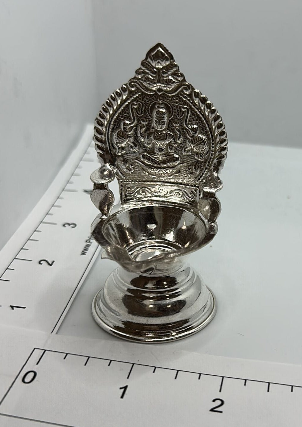 Silver Kamakshi Diya