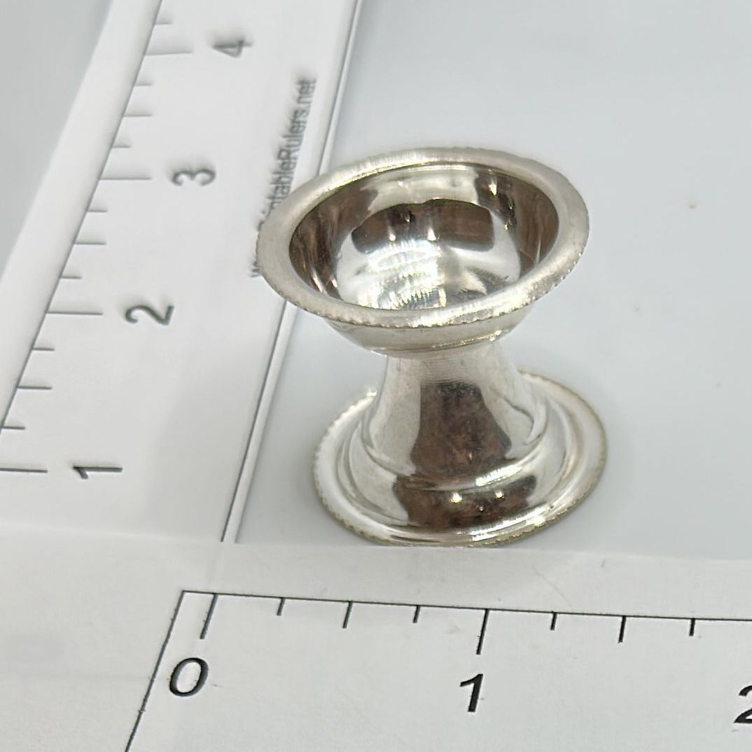 Silver Deepam Diyas Pair for pooja