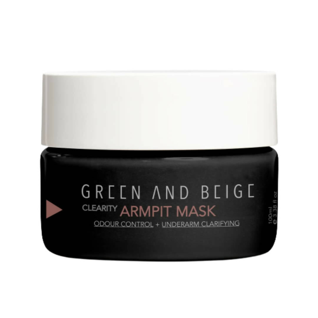 Green And Beige Armpit Mask For Underarms
