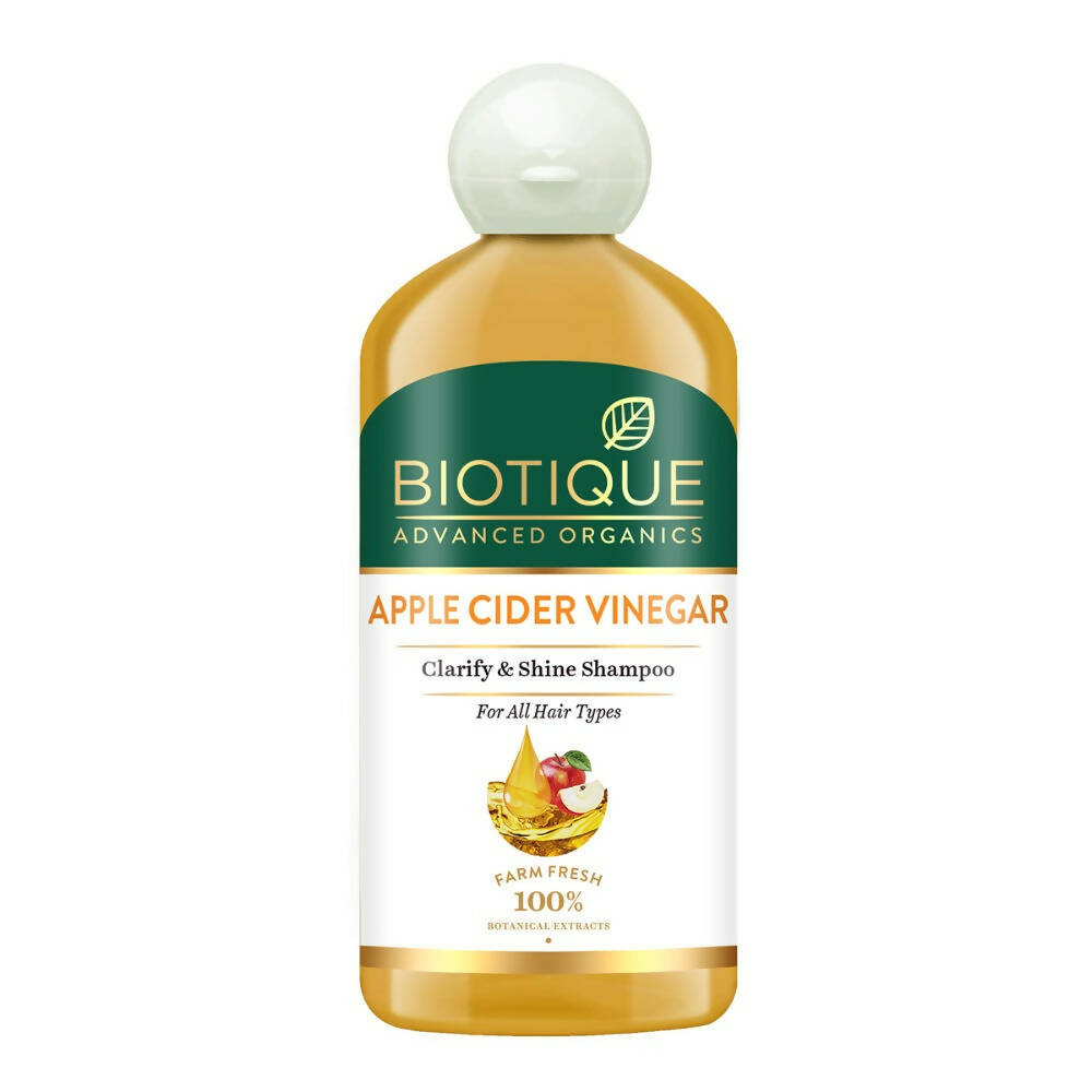 Biotique Advanced Organics Apple Cider Vinegar Clarify & Shine Shampoo 300g