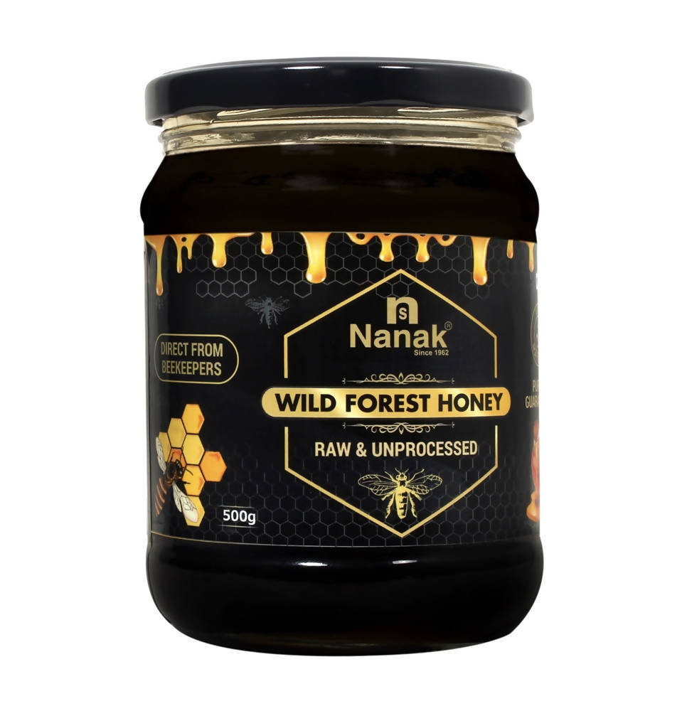 Nanak Wild Forest Raw & Unprocessed Honey 500 gm