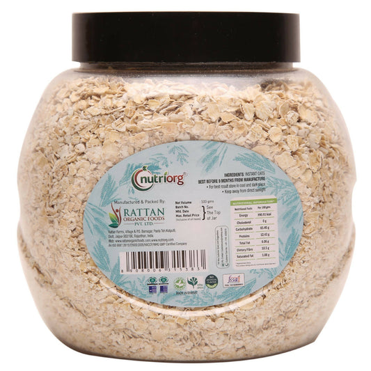 Nutriorg Gluten Free Instant Oats