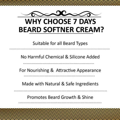 7 Days Beard Softener Cream 
