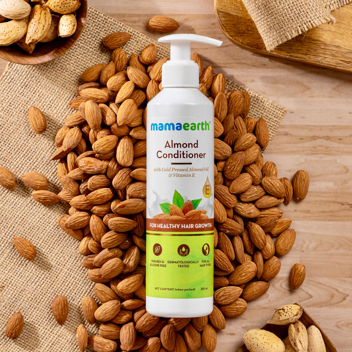 Mamaearth Almond Conditioner Almond Oil & Vitamin E PUSHMYCART