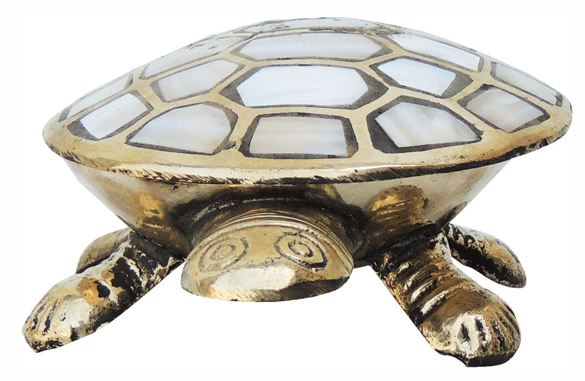 Brass Showpiece Tortoise | Kachua Statue 0.231kg
