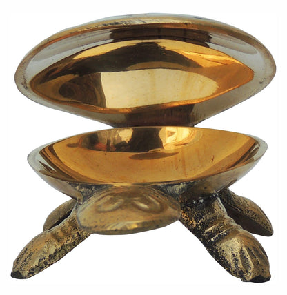 Brass Showpiece Tortoise | Kachua Statue 0.316kg