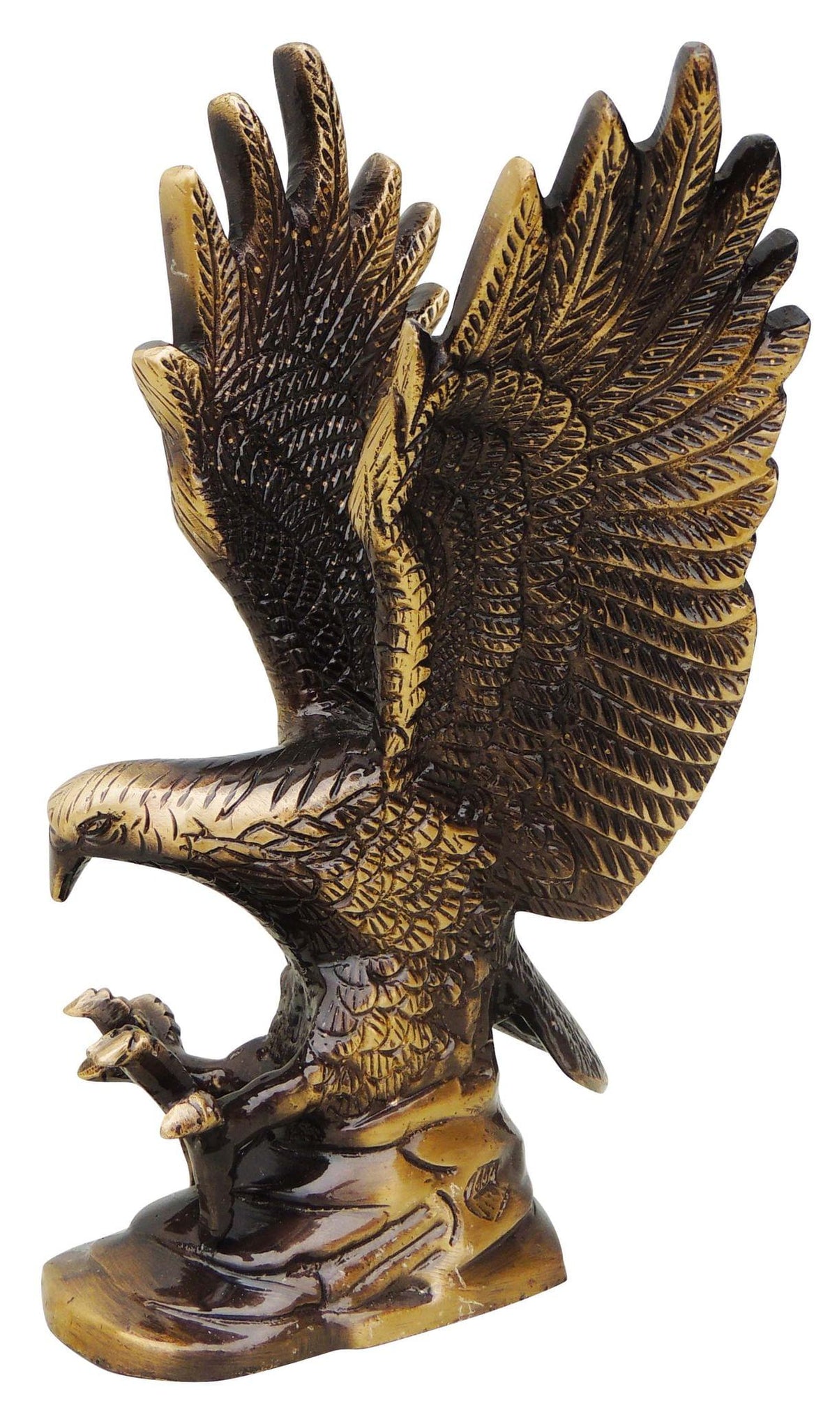 Brass Antique Showpiece Eagle Statue 1.12kg