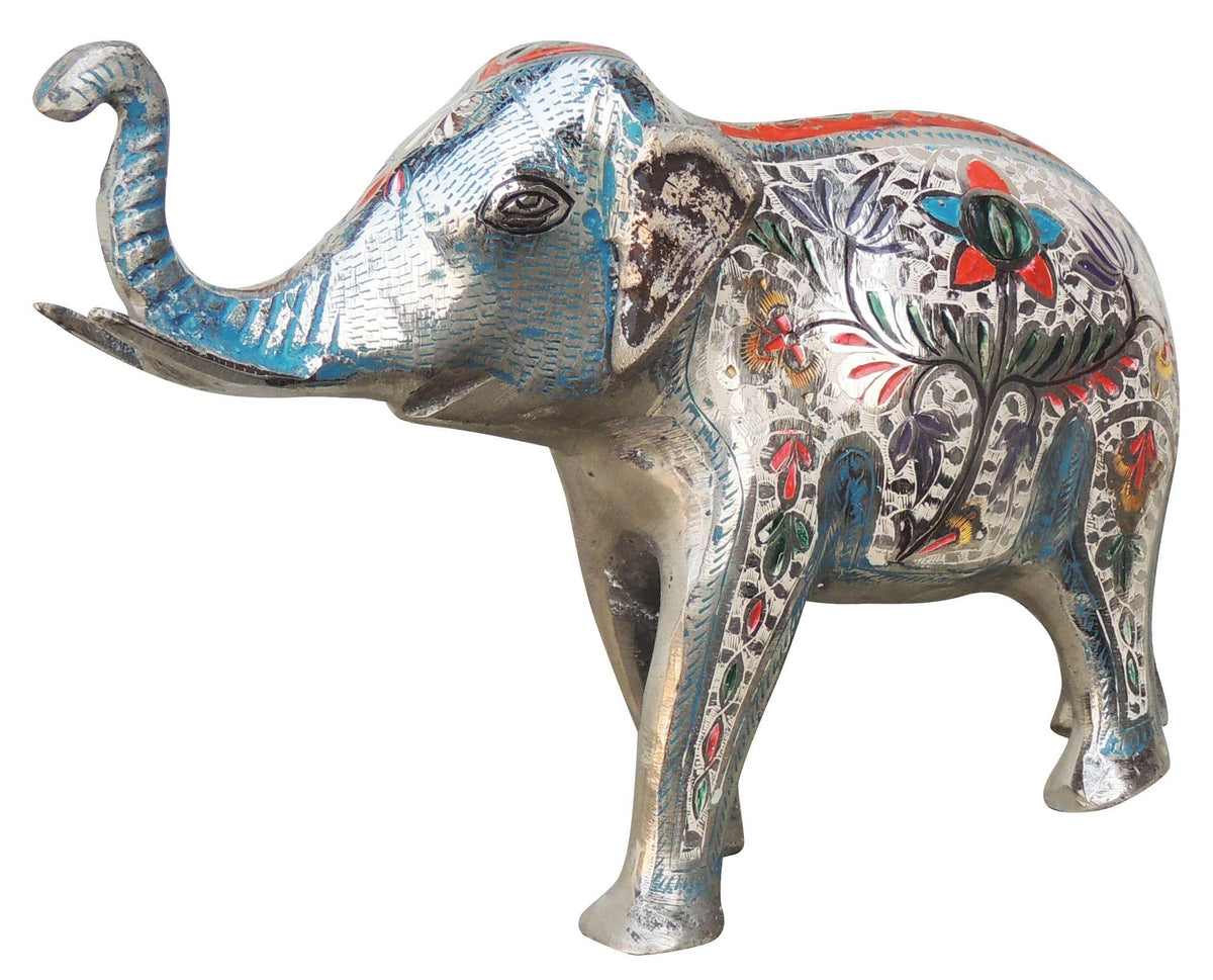 Brass Showpiece Elephant Statue 2.03kg