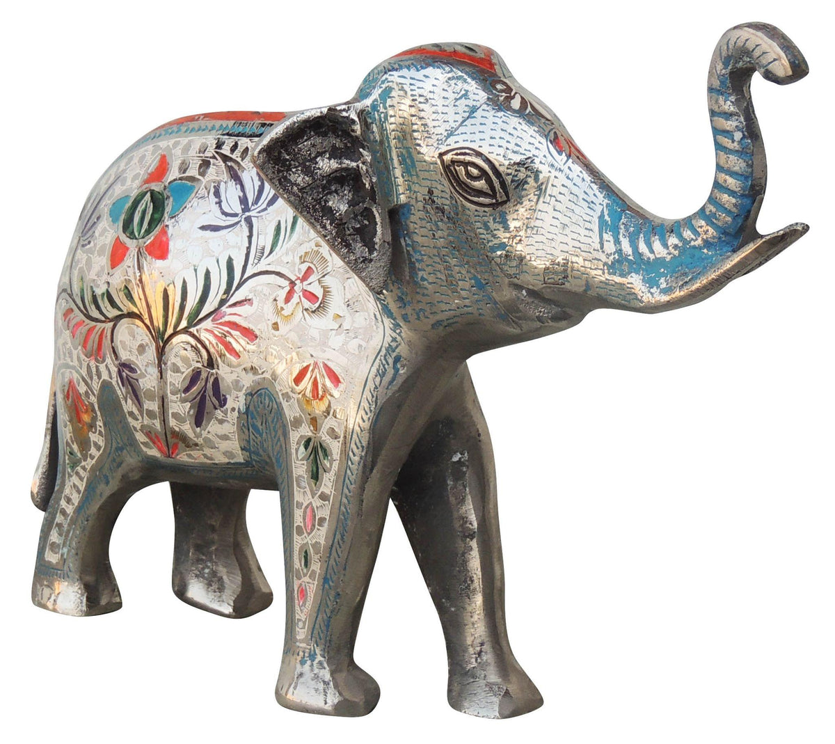 Brass Showpiece Elephant Statue 2.03kg