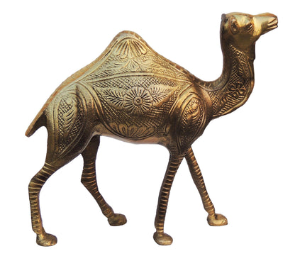 Brass Showpiece Camel Statue 1.52kg