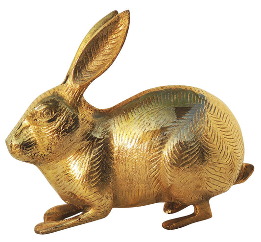 Brass Showpiece Rabbit Statue 1.38kg