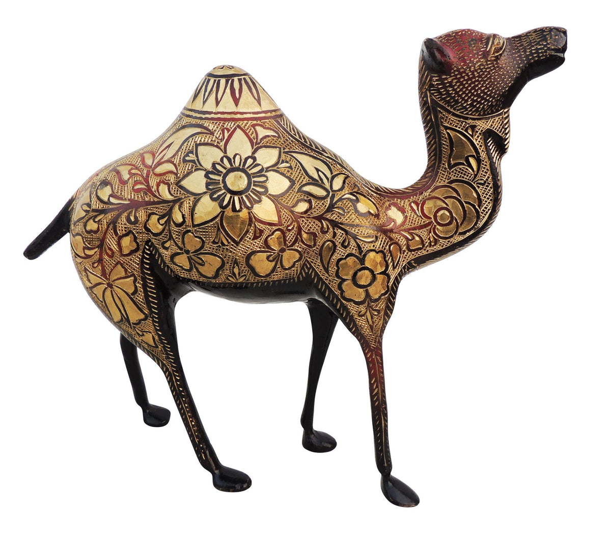 Brass Showpiece Camel Statue 2.66kg