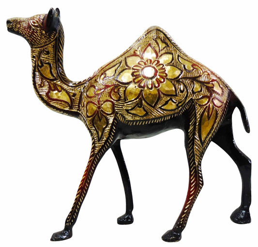 Brass Showpiece Camel Statue 1.3kg
