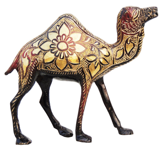 Brass Showpiece Camel Statue 0.74kg