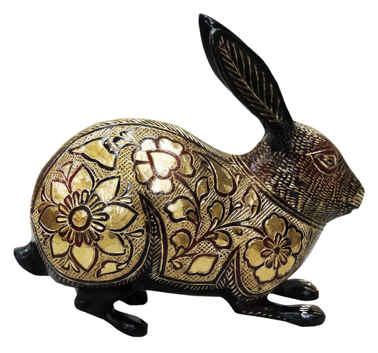 Brass Showpiece Rabbit Statue 1.565kg