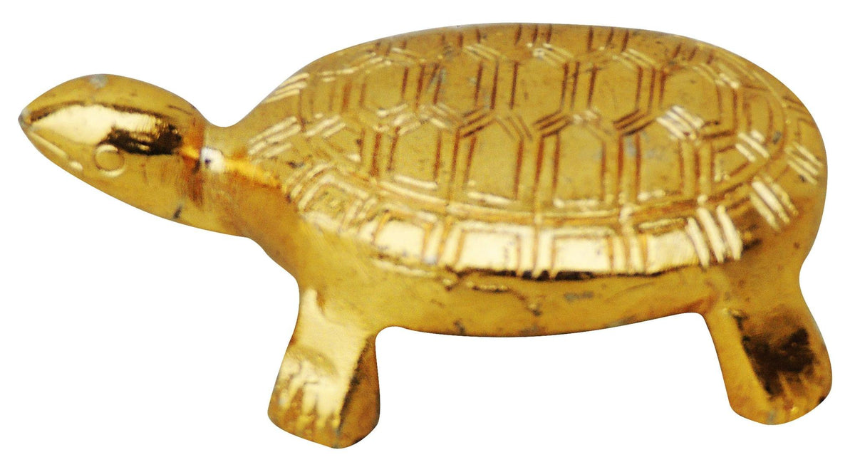 Brass Showpiece Tortoise Statue 0.18kg