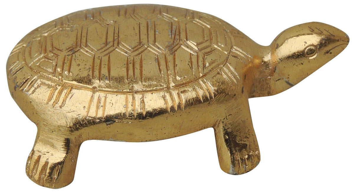 Brass Showpiece Tortoise Statue 0.18kg