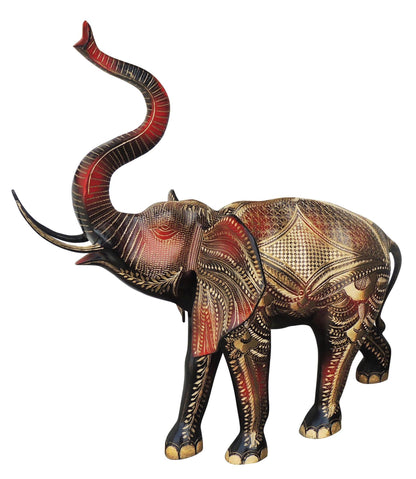 Brass Showpiece Elephant Statue 15.89kg