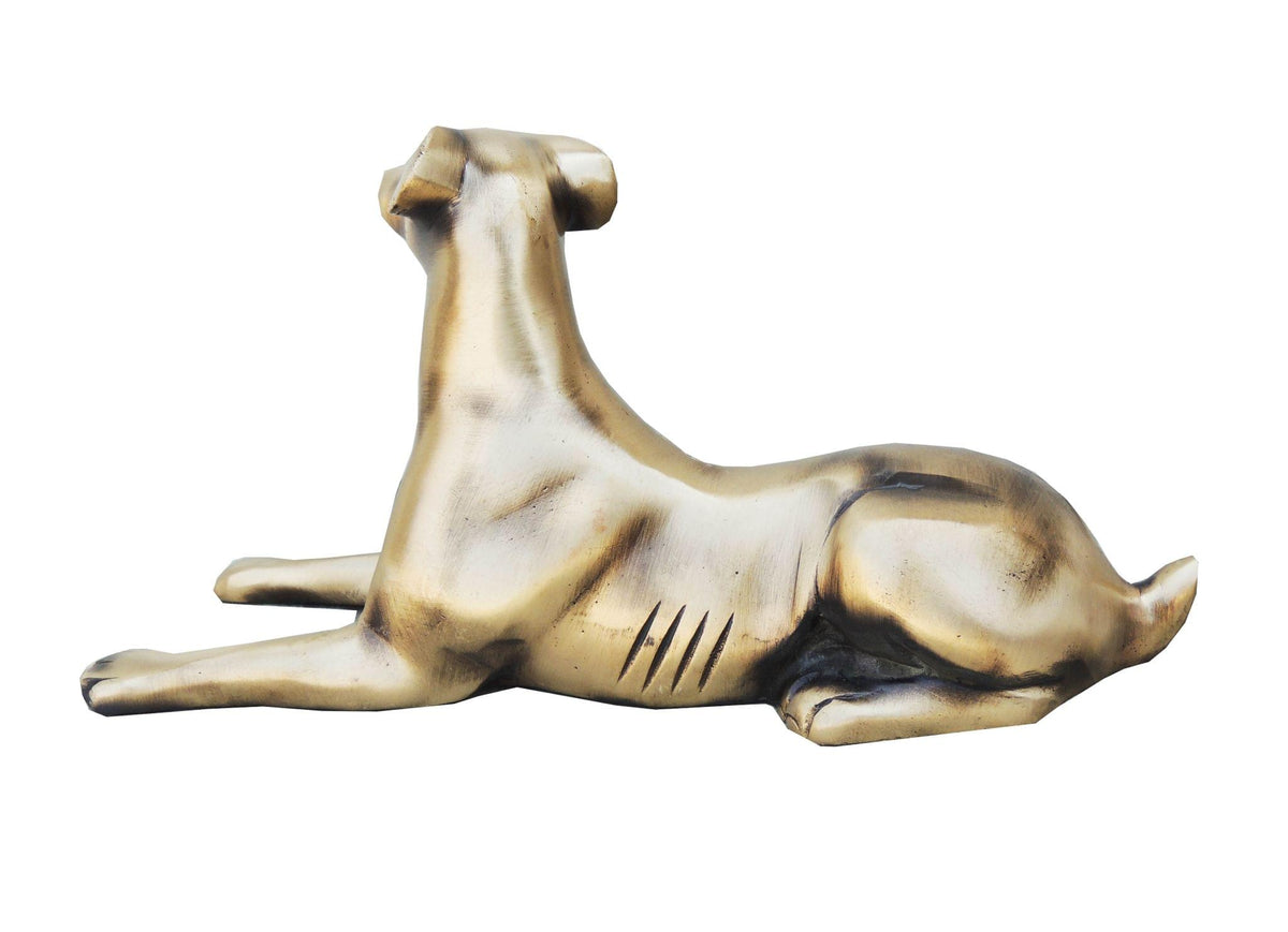 Brass Sleeping Dog Statue 1.045kg