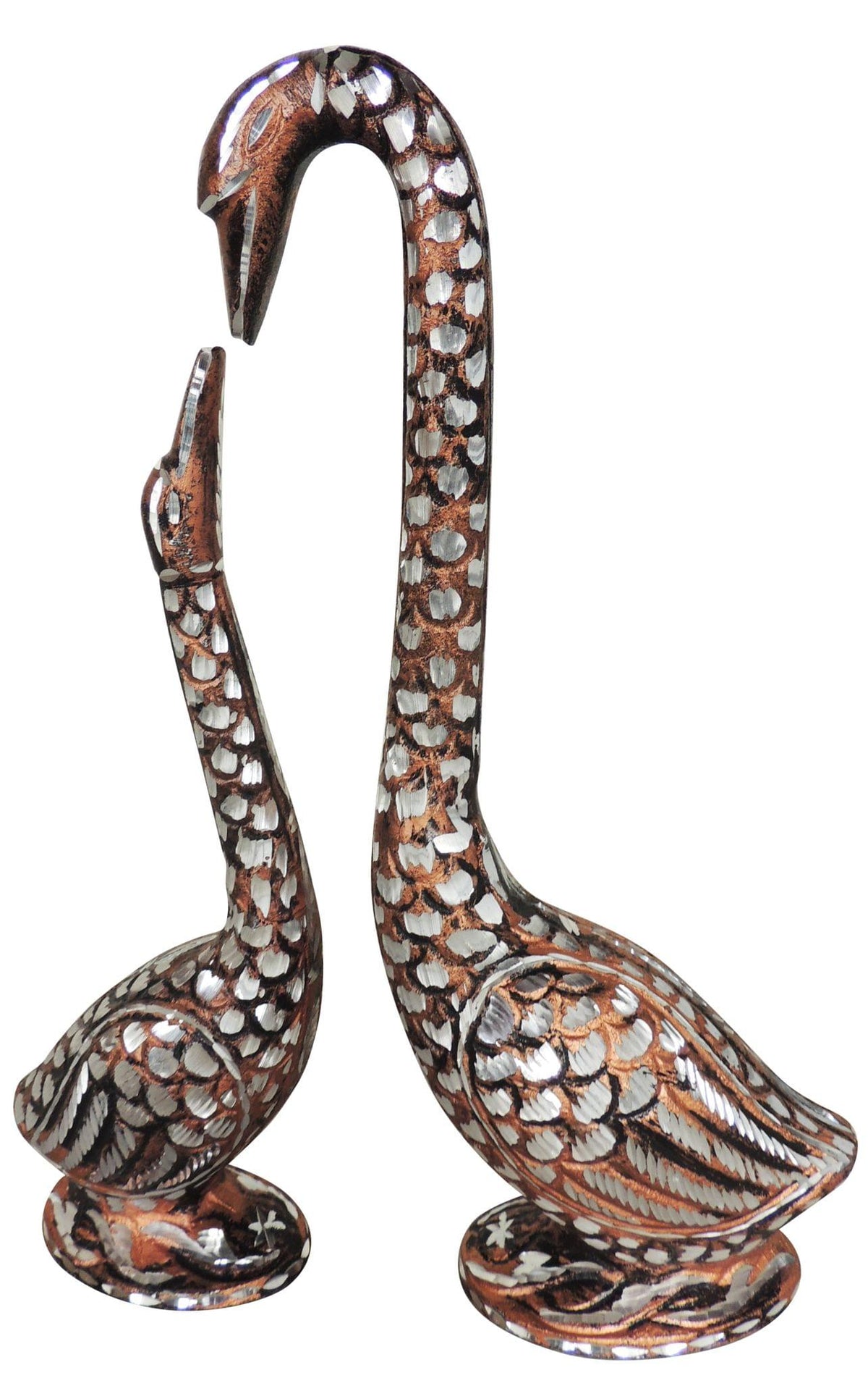 Brass Duck Pair Statue 0.54kg