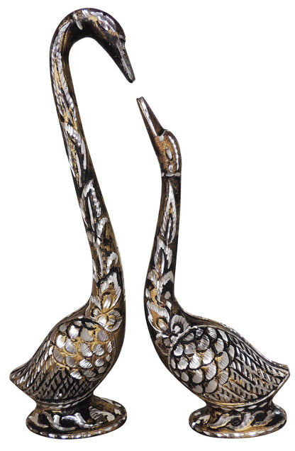 Brass Duck Pair Statue 0.72kg