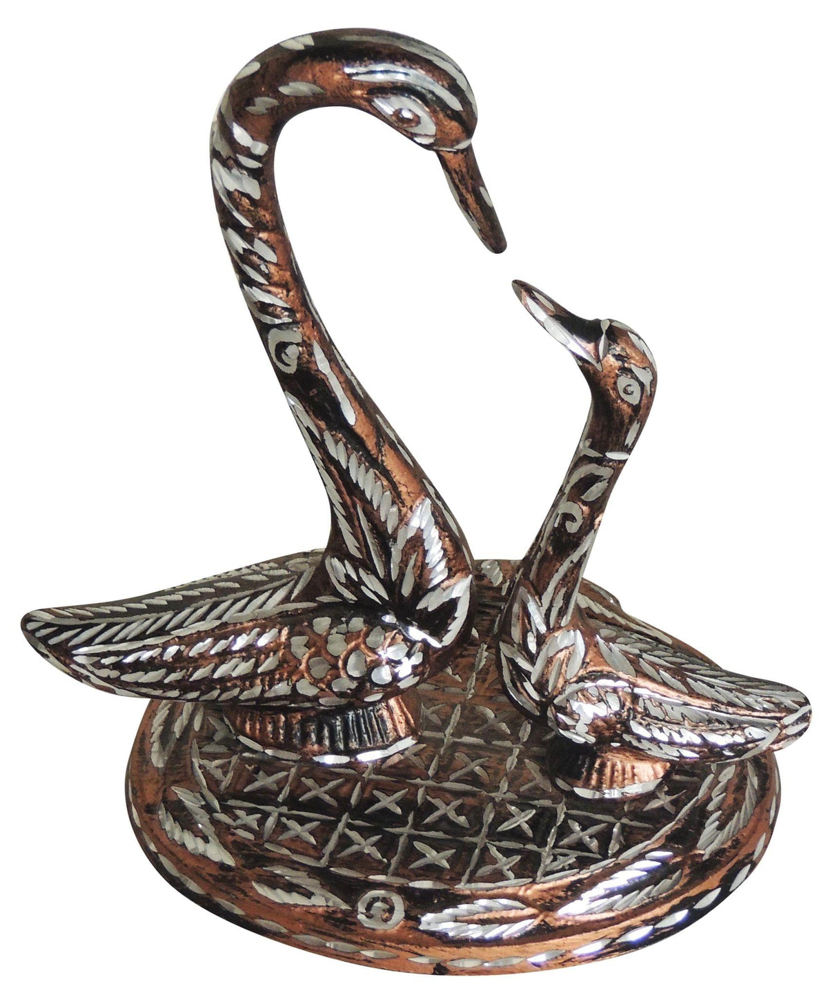 Brass Duck Pair Statue 0.7kg