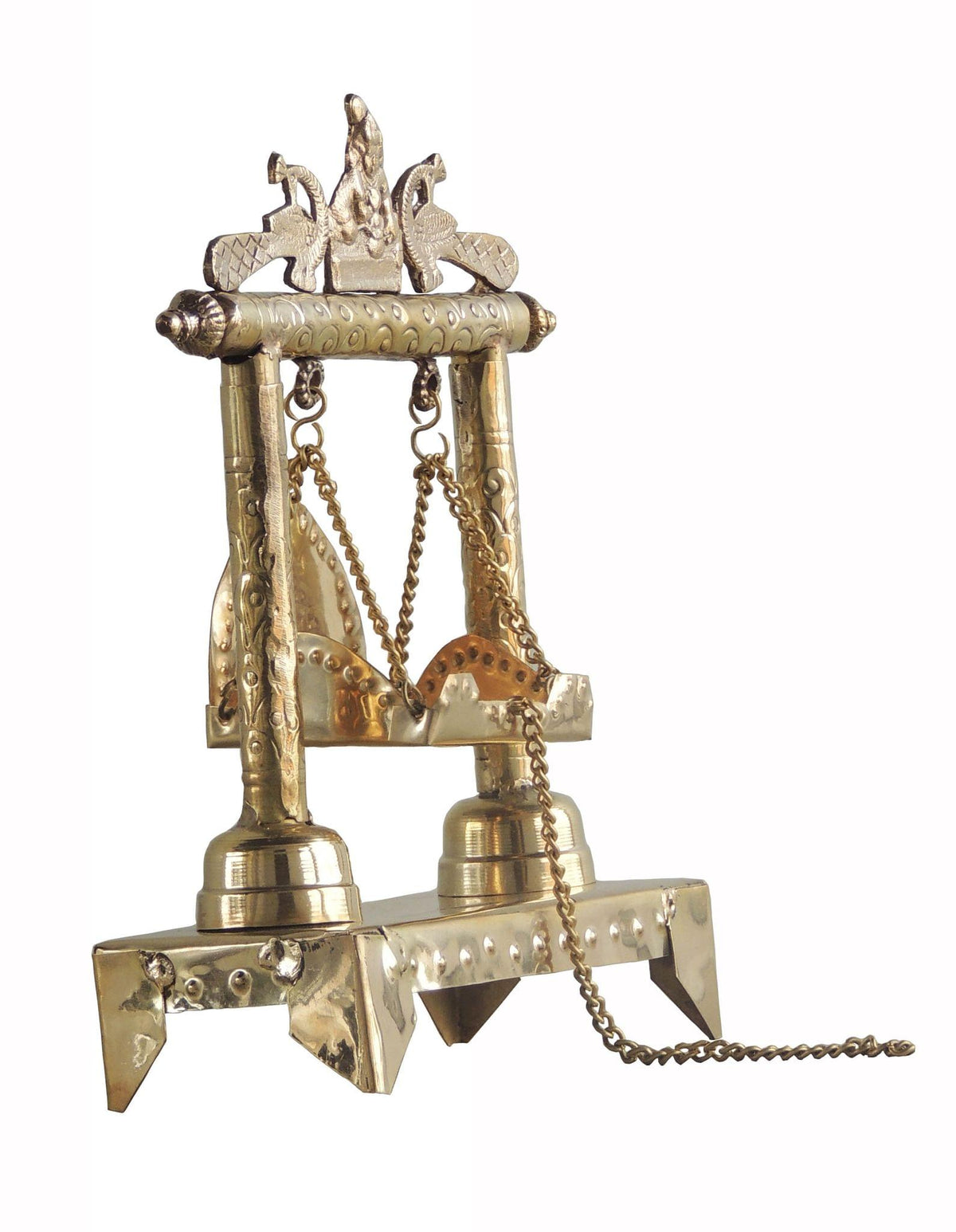 Brass Laddu Gopal Jhula For God Idol 0.54kg