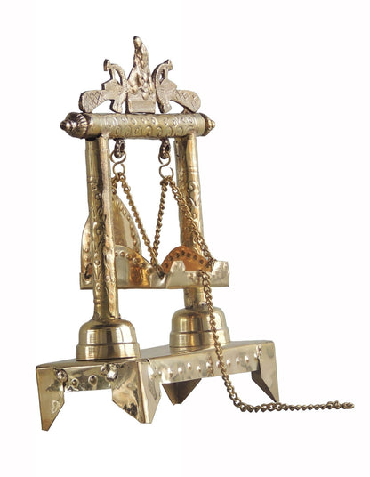 Brass Laddu Gopal Jhula For God Idol 0.54kg