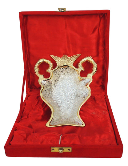 Brass Trophy Shape Bowl With Velvet Box 0.24kg
