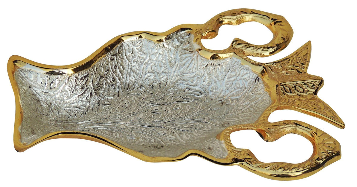 Brass Trophy Shape Bowl With Velvet Box 0.24kg