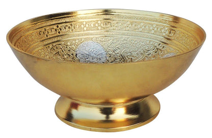 Brass Katora Beldar Gold finish 0.3kg