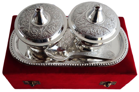 Brass Supari Bowl Set Single Tone 0.2kg