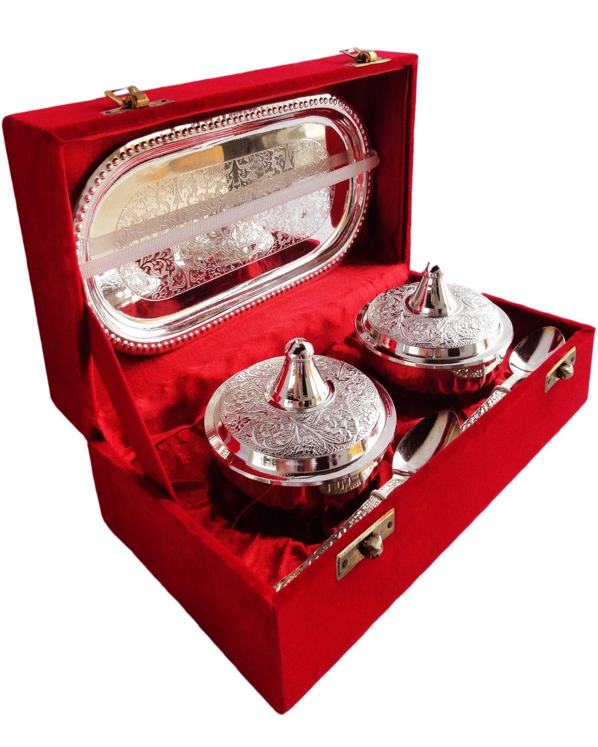 Brass Supari Bowl Set Single Tone 0.2kg