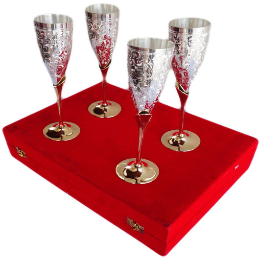 Brass Goblet 4 pcs Napiri 1.076kg
