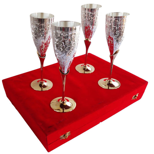 Brass Goblet 4 pcs Napiri 1.076kg