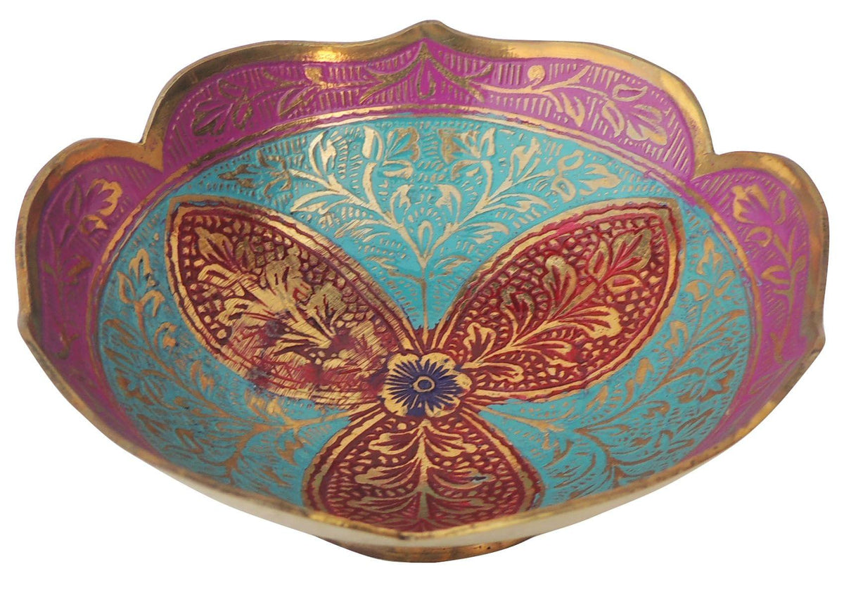 Brass Decorative Bowl Coloured 0.08kg