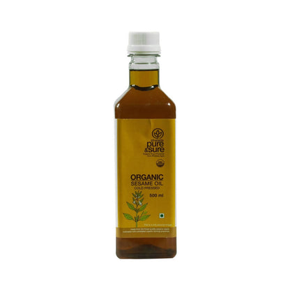 Pure & Sure Organic Cold Pressed Sesame Oil