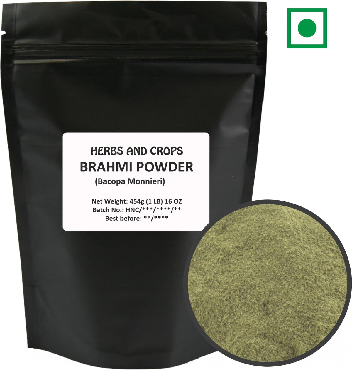 Herbs And Corps Brahmi Powder 454g