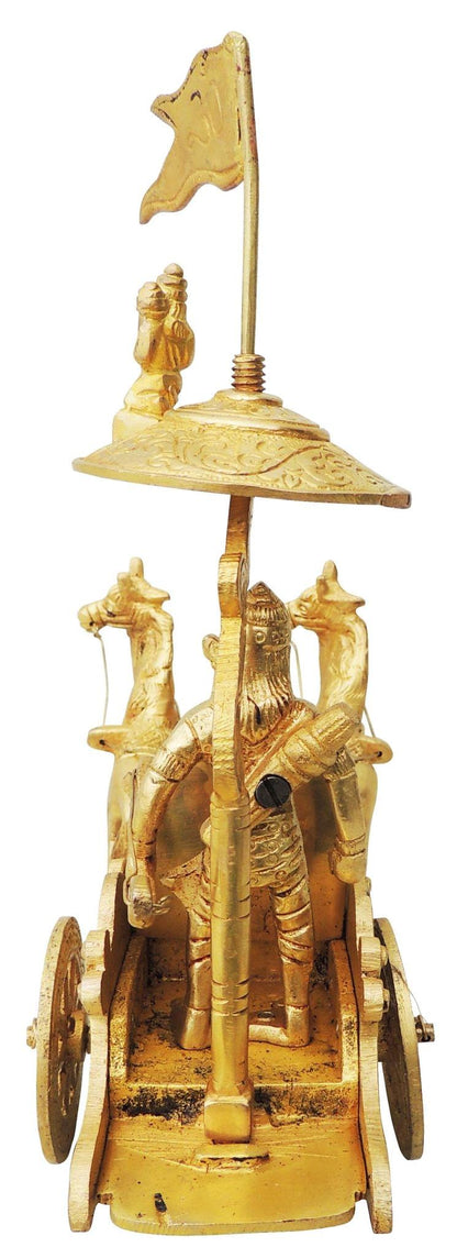 Brass Arjun Rath Statue 1.32kg