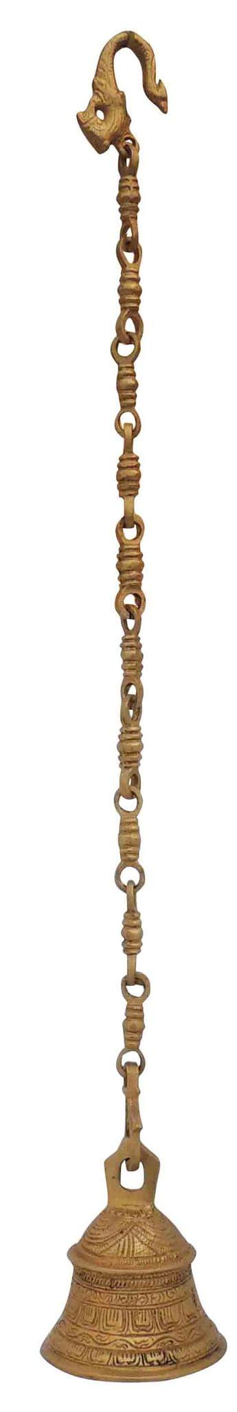 Brass Wall Hanging Bell, Ghanta 1.28kg
