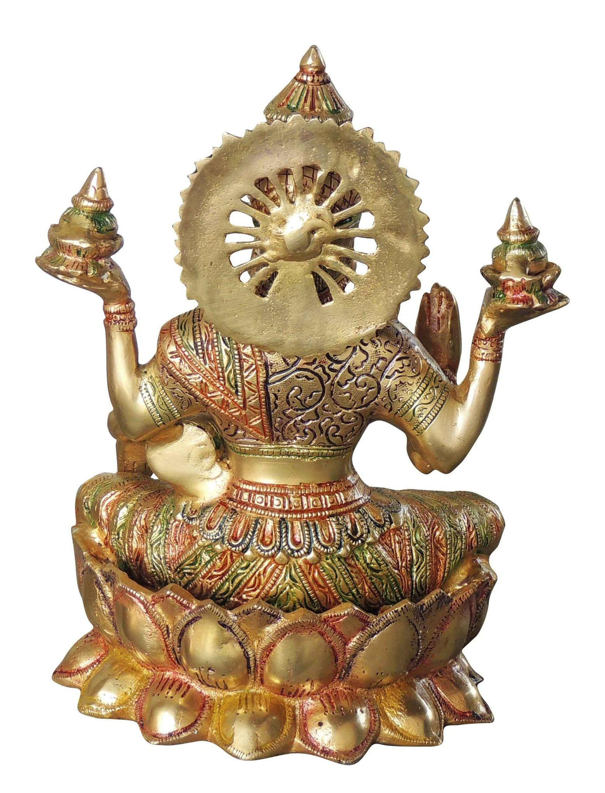 Brass Laxmi Ji God Idol Statue 6.35kg