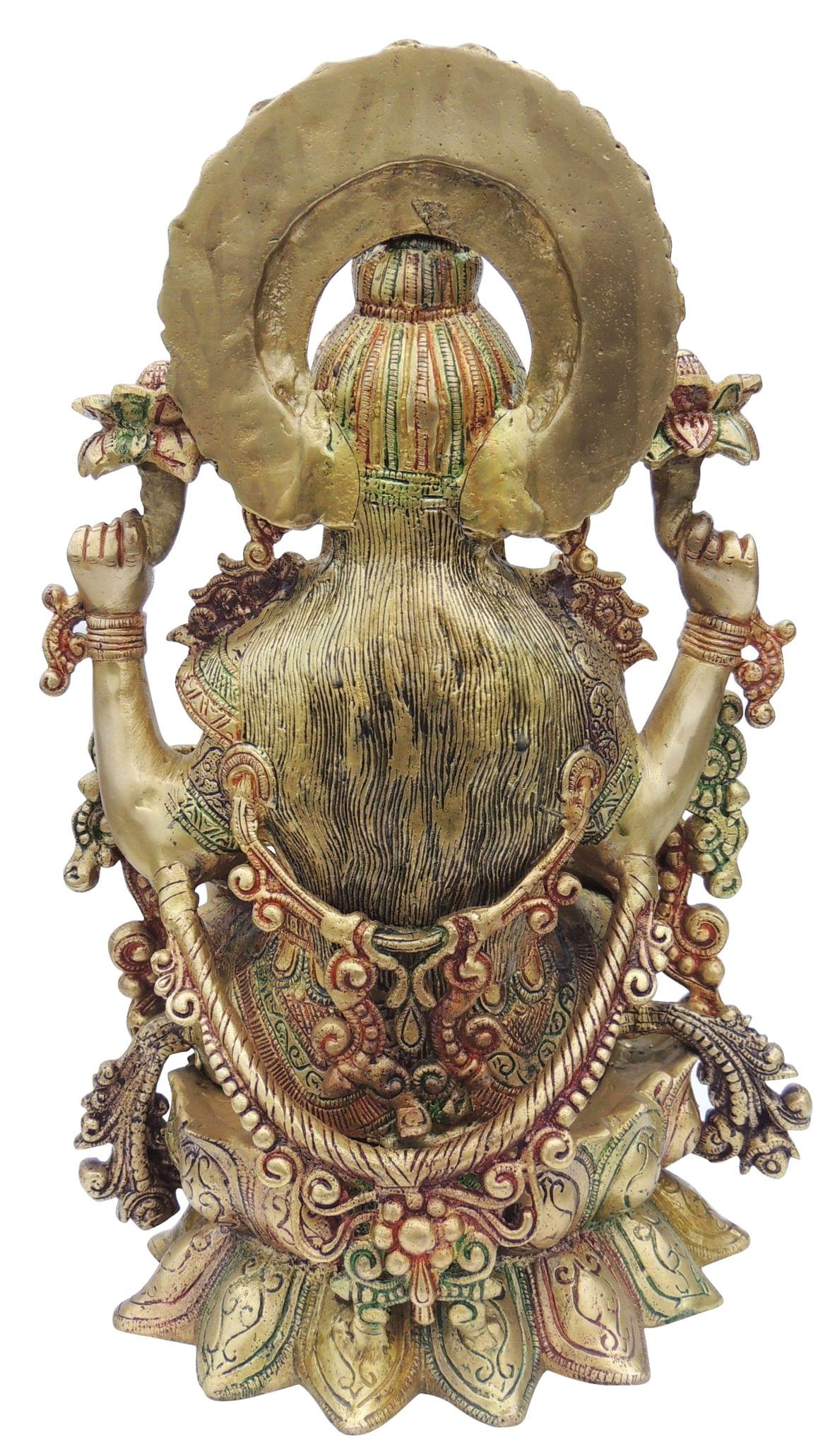Brass Laxmi Colour Statue 11.82kg