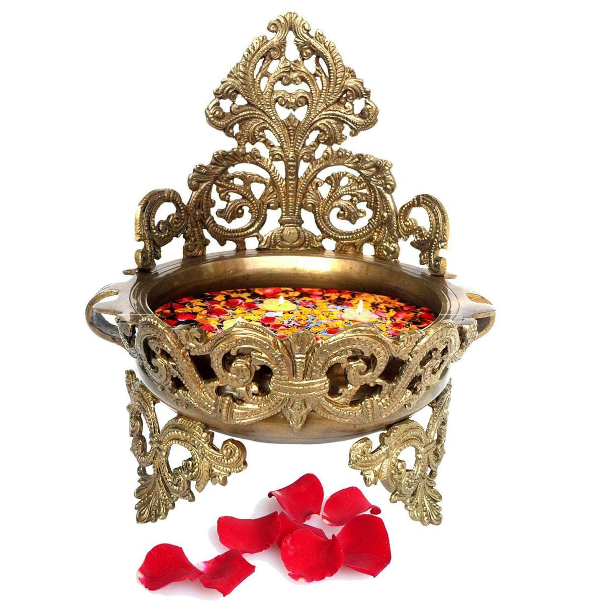 Brass Urli Flower Pot 2.28kg