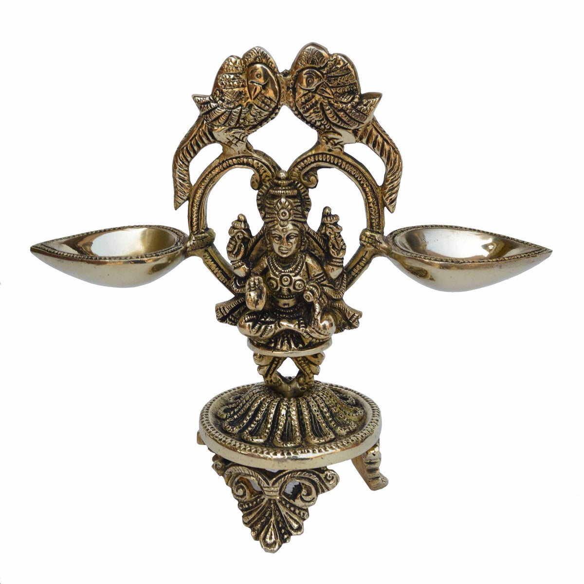 Brass Table Decor Lamp With Laxmi 1kg