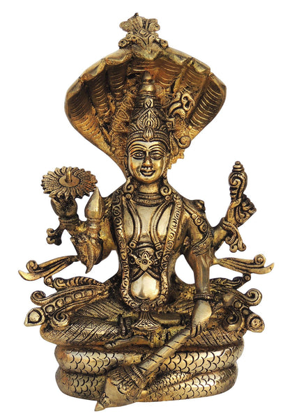 Brass Vishnu Statue 4.44kg