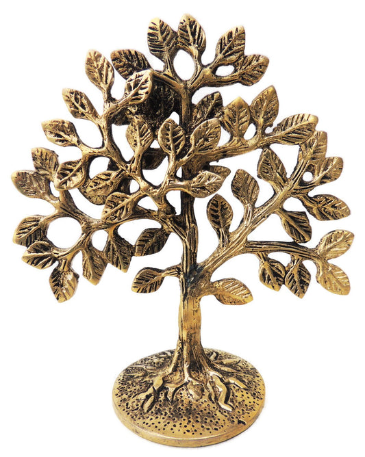 Brass Table Decor Showiece Tree Statue 5.5kg