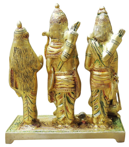 Brass Ram Darbar God Idol Statue 2.66kg