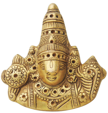 Brass Wall Hanging Tirupati Bala Ji Statue 0.7kg