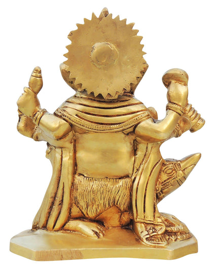 Brass Ganesh Ji Statue 2.34kg